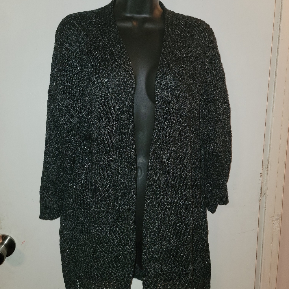 Size XXL time and Tru charcoal cardigan